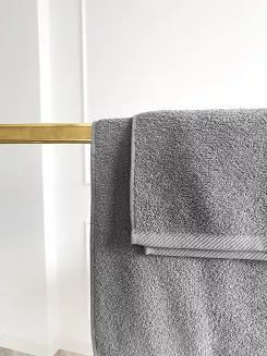 Ręcznik frotte Bari 100x150 gładki szary