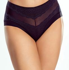 Figi zabudowane z siatką Violina czarne