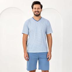 Piżama męska REGINA kod 509 niebieski