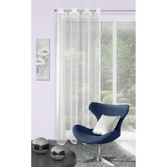 Firana gotowa na przelotkach GLORIA 140x250 Eurofirany biały