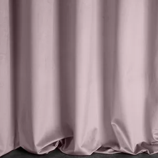 Zasłona gotowa na przelotkach ROSA 140x250 Design91 pudrowy