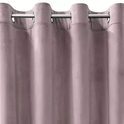 Zasłona gotowa na przelotkach ROSA 140x250 Design91 pudrowy