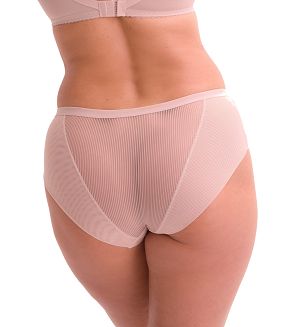 Figi damskie w delikatne paski Sonia 1058 różowe