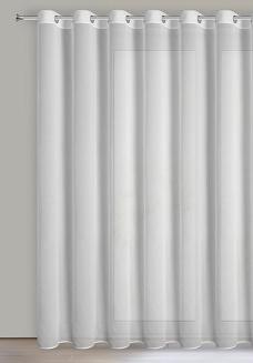 Firana gotowa na przelotkach ARIADNA 350x250 Eurofirany biały