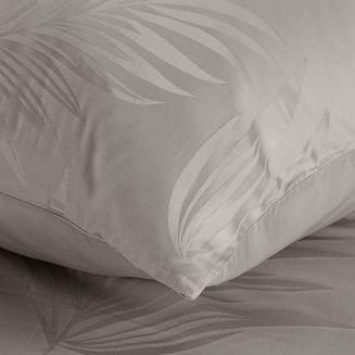 Pościel satynowa NATALIE 220x200 Eurofirany szarobeżowy