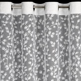 Firana gotowa na przelotkach MARCIA 140x250 Eurofirany biały