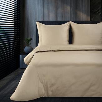 Pościel satynowa ELEGANT1D 160x200 Eva Minge Eurofirany beżowy