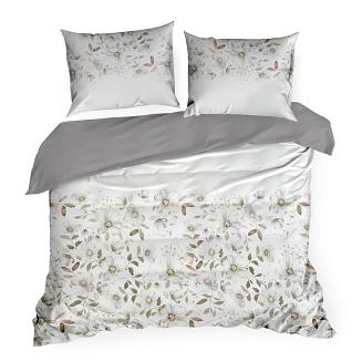 Pościel satynowa SPRING106 220x200 Eurofirany popielaty