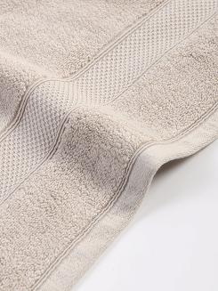 Ręcznik bawełniany Leo 70x140 jasnobeżowy