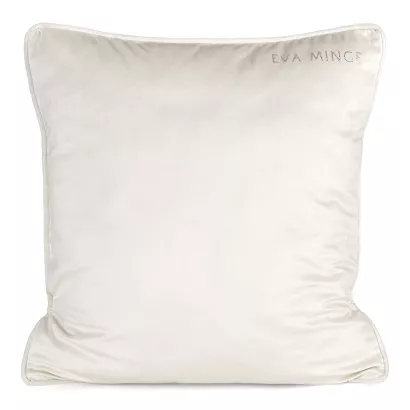 Poszewka dekoracyjna CRYSTALS4 45x45 Eurofirany kremowa logo z cyrkonii Eva Minge