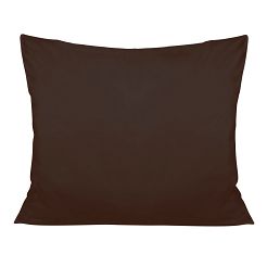 Poszewka satyna bawełna brąz 80053/50x70