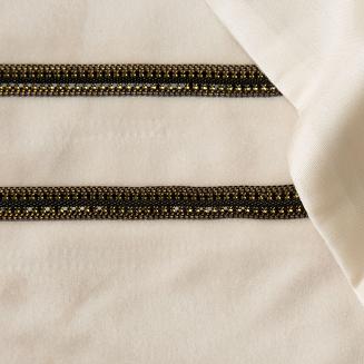 Obrus dekoracyjny GLEN 35x220 Eurofirany kremowy