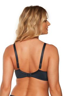 Biustonosz z koronką Push Up Catalina 1232 granatowy