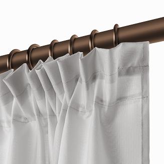 Zasłona gotowa na taśmie wodoodporna 140x250 GAIA tarasowa szara