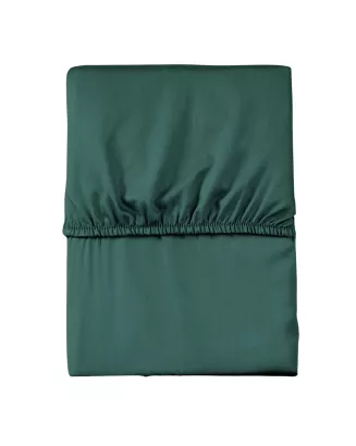 Prześcieradło mikrosatynowe z gumką 120X200 Poly zielone