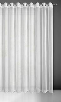 Firana gotowa na przelotkach SONIA 400x250 Eurofirany biały