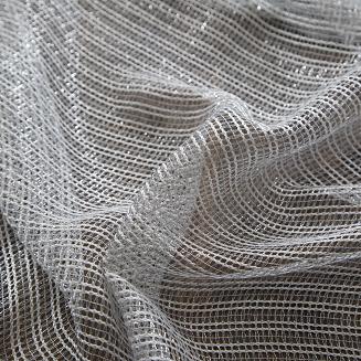 Firana gotowa na przelotkach TAMARA 140x250 Eurofirany szary