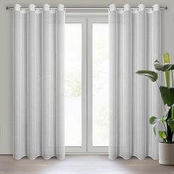 Firana gotowa na przelotkach LENA 140x250 Eurofirany biały