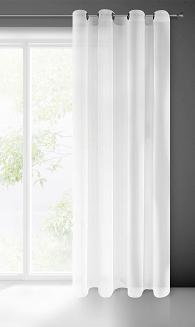 Firana gotowa na przelotkach SAKALI 140x250 Eurofirany biały