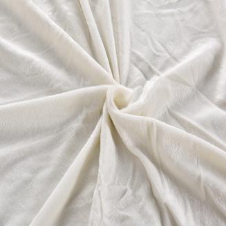 Prześcieradło polarowe z gumką MIŚ 200x220 kremowe