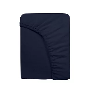Prześcieradło frotte z gumką 180x200 Darymex ciemny granat