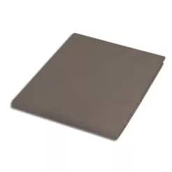 Prześcieradło satyna bawełniana bez gumki 200x220 Darymex sepia