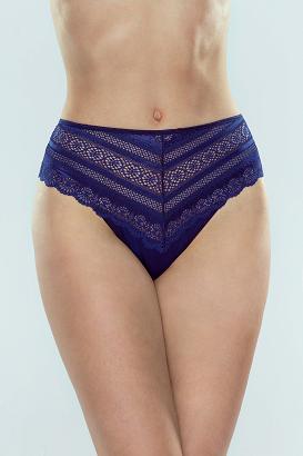 Figi damskie brazyliany półkryjące Hariet Eldar granatowe