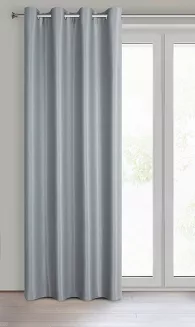 Zasłona gotowa na przelotkach SELINA 140x250 Eurofirany szary