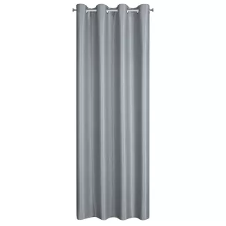 Zasłona gotowa na przelotkach SELINA 140x250 Eurofirany szary