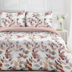 Pościel bawełniana LINDA 140x200 Design91 biały