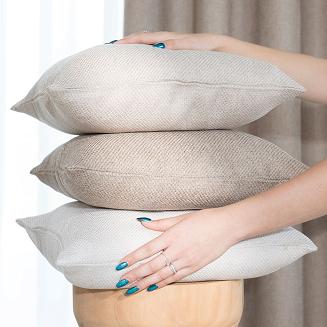 Poszewka dekoracyjna MOLLY 40x40 strukturalna kawowa