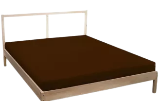 Prześcieradło jersey z gumką 180x200 czekoladowy