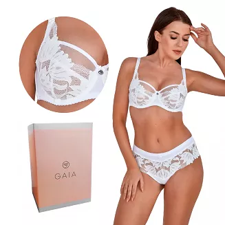 Biustonosz GAIA Soft Nike 1135 miękki biały