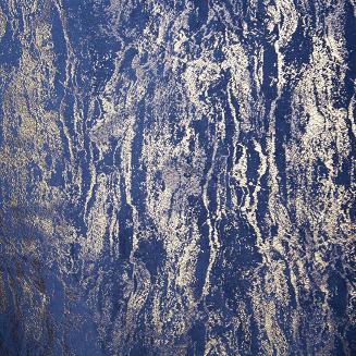 Zasłona gotowa na taśmie KORNELIA 140x270 Eurofirany granatowy/złoc