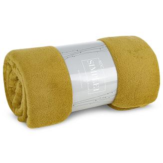 Koc narzuta SIMPLE1 Eurofirany miodowy