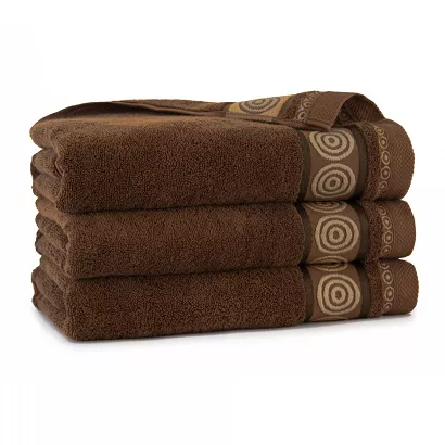 Ręcznik RONDO 2 30x50 Zwoltex czekoladowy