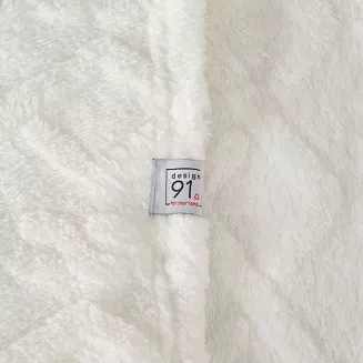 Koc narzuta WARKOCZ Design91 biały