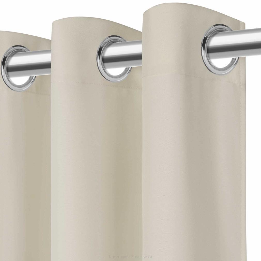 jasny beż zasłona gotowa 140x250 viva