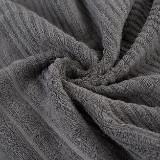 Ręcznik bawełniany SAMMY 70x140 Eurofirany stalowy wytłaczane pasy