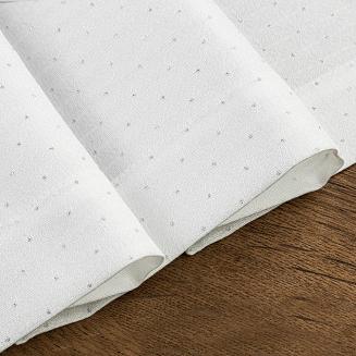 Obrus dekoracyjny ELLEN 40x200 Eurofirany biały/srebrny