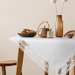 Obrus dekoracyjny NATALY 85x85 Eurofirany biały