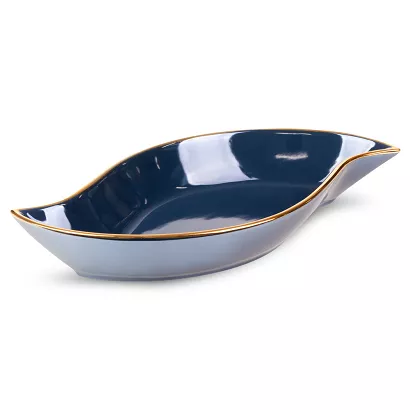 Patera dekoracyjna AMORA1 36x18 Eurofirany granatowa