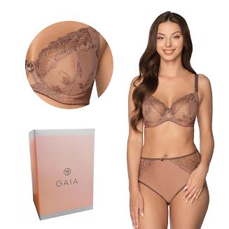 Biustonosz GAIA Soft Lorena 1108 miekki brązowy (Mokka)