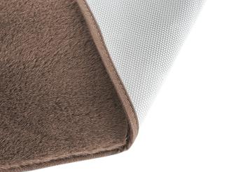 Dywanik łazienkowy 3-częściowy LOMBOK Euromat puszysty brązowy