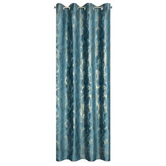 Zasłona gotowa na przelotkach MELODY 140x270 Eurofirany granatowy