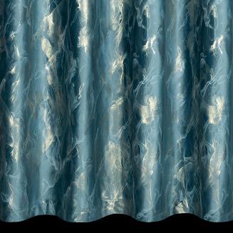 Zasłona gotowa na przelotkach MELODY 140x270 Eurofirany granatowy