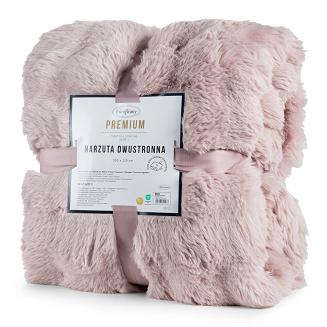 Narzuta dekoracyjna LILY 200x220 pudrowy