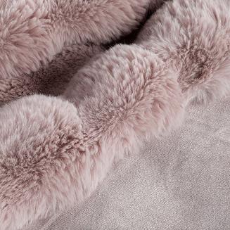 Narzuta dekoracyjna LILY 200x220 pudrowy