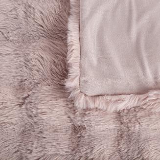 Narzuta dekoracyjna LILY 200x220 pudrowy