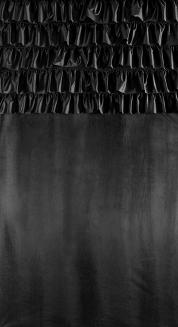 Zasłona gotowa na przelotkach AURA 140x250 Eurofirany czarny